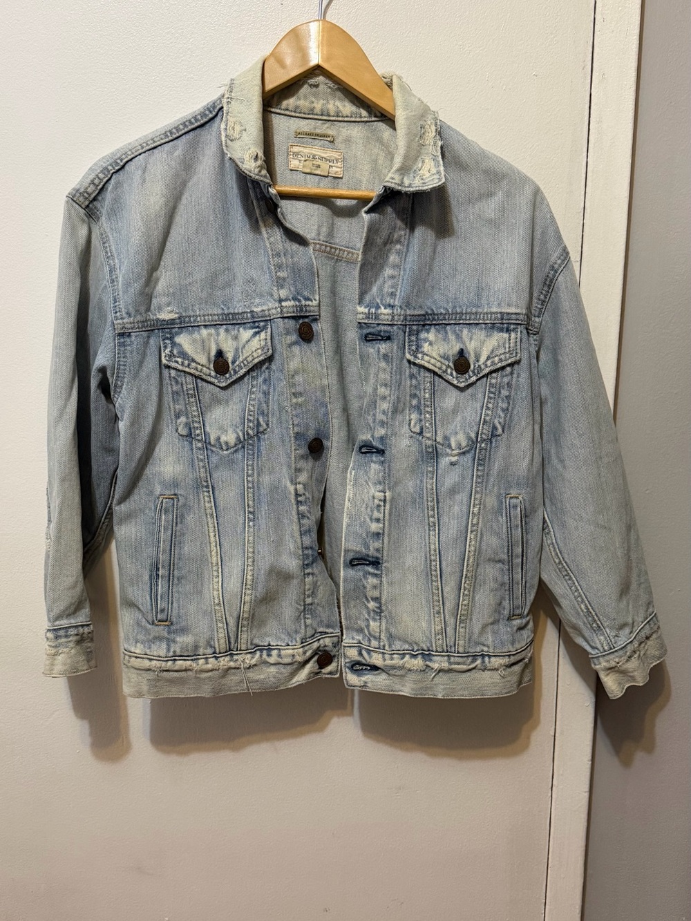 Denim & Supply Ralph Lauren Light Wash Blue Denim Jacket